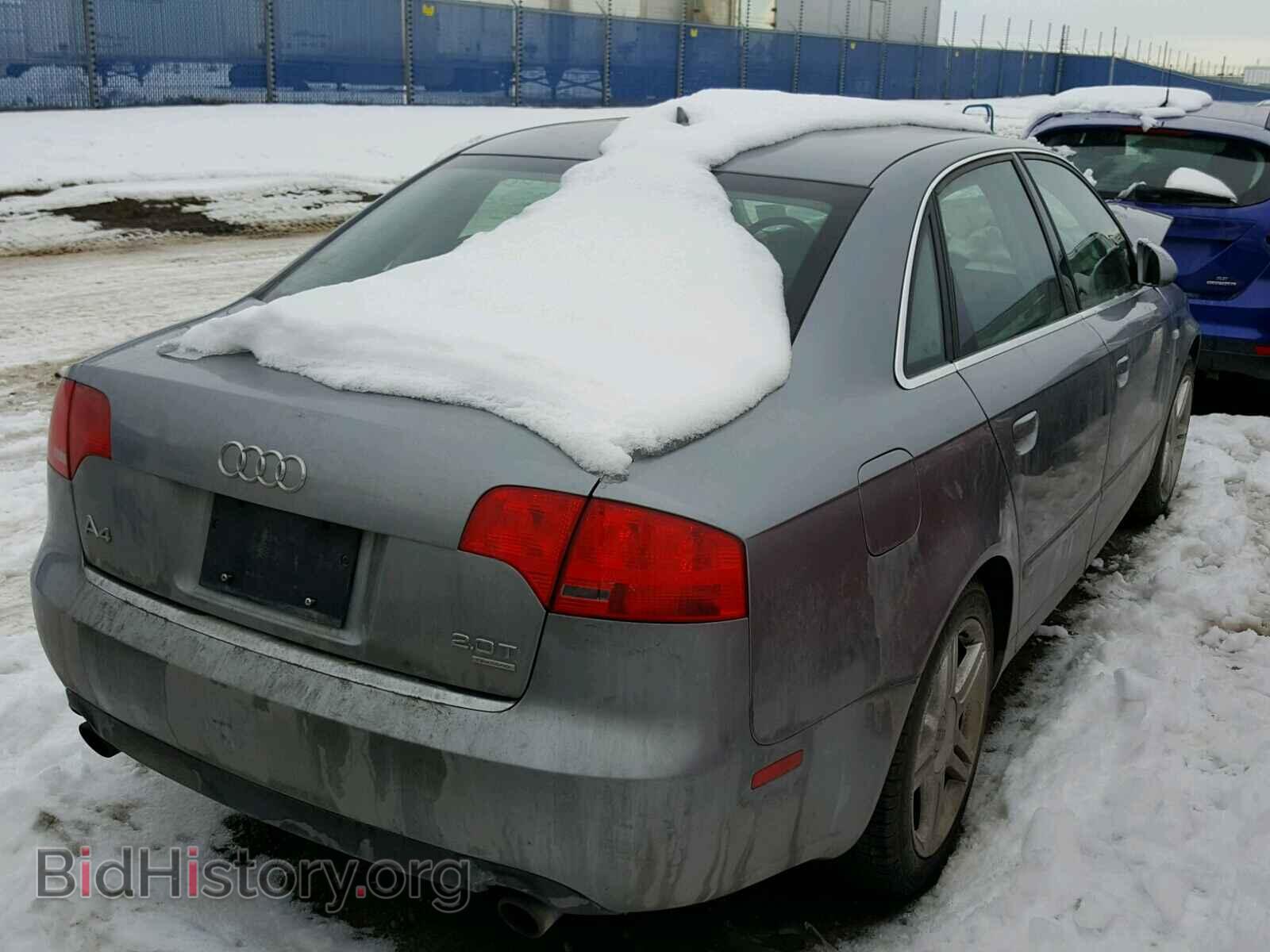 2007 AUDI A4 - VIN: WAUDF78E07A233371 - Фото 4