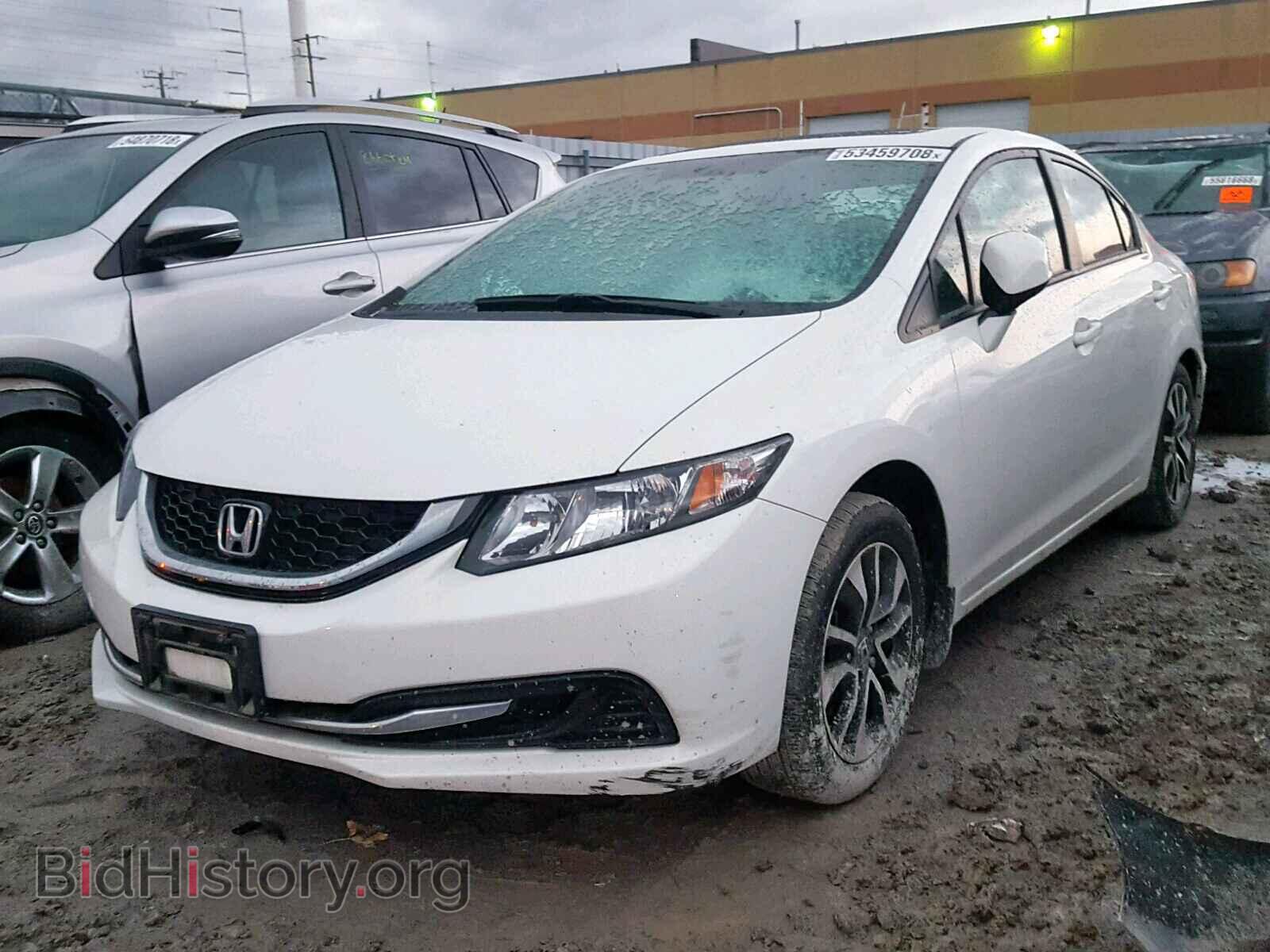 2013 HONDA CIVIC LX - VIN: 2HGFB2F53DH047013 - Фото 2