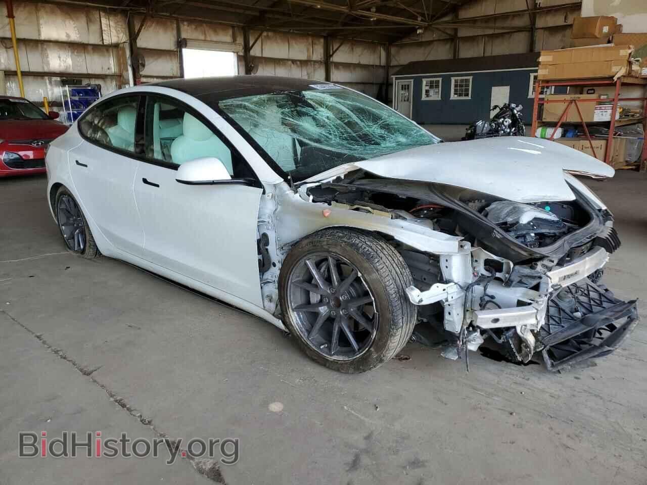 2021 TESLA MODEL 3 - VIN: 5YJ3E1EA3MF938801 - Фото 4