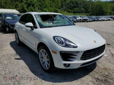 2016 Porsche MACAN Macan S, white — VIN WP1AB2A55GLB55185, Copart