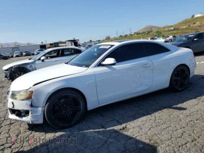 2011 Audi A5 Premium Plus, white — VIN WAULFAFR7BA061377, Copart