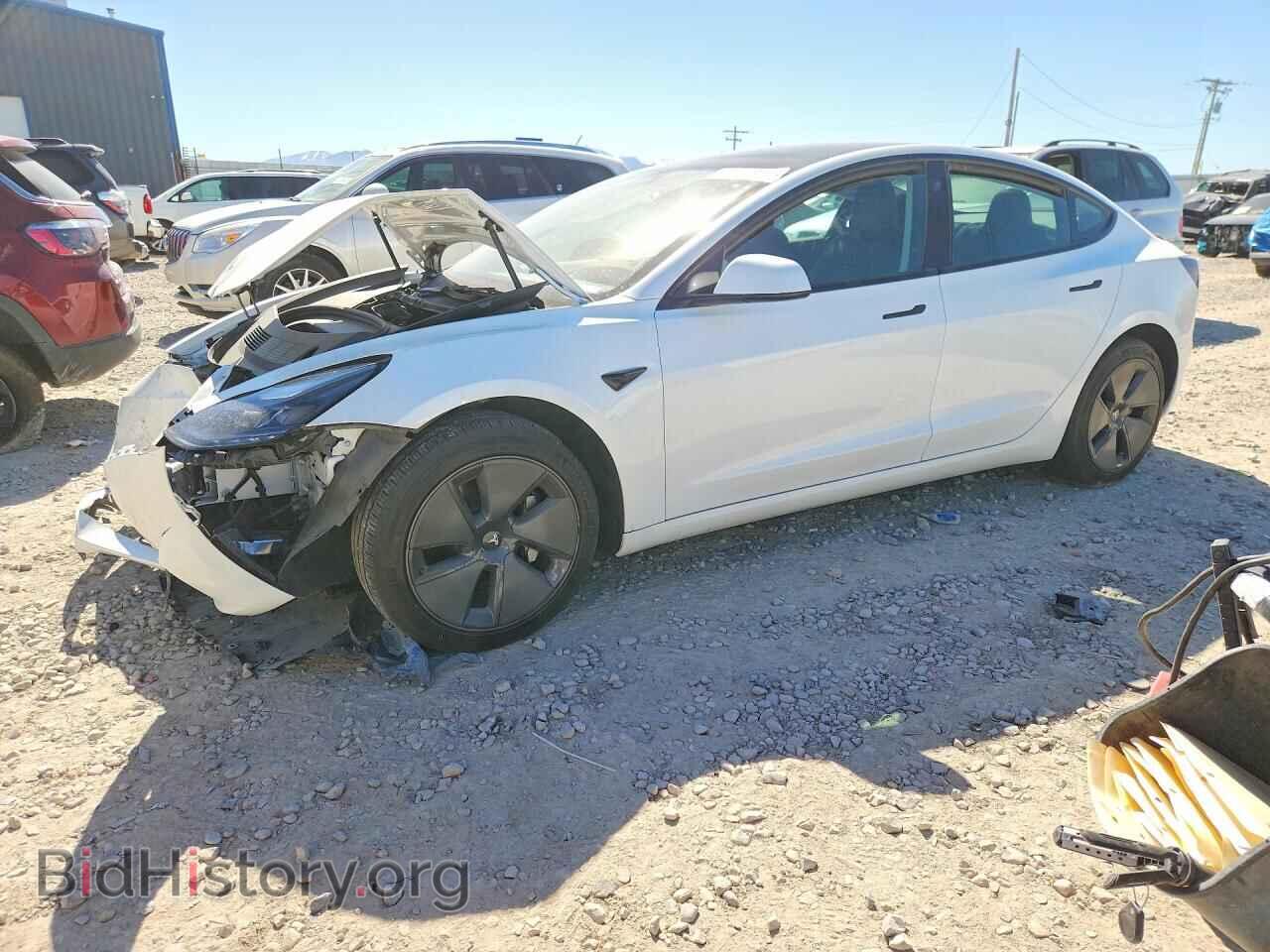 2023 Tesla MODEL 3 (VIN 5YJ3E1EA0PF468862) — photo 1 of 14, Copart, damage: front end