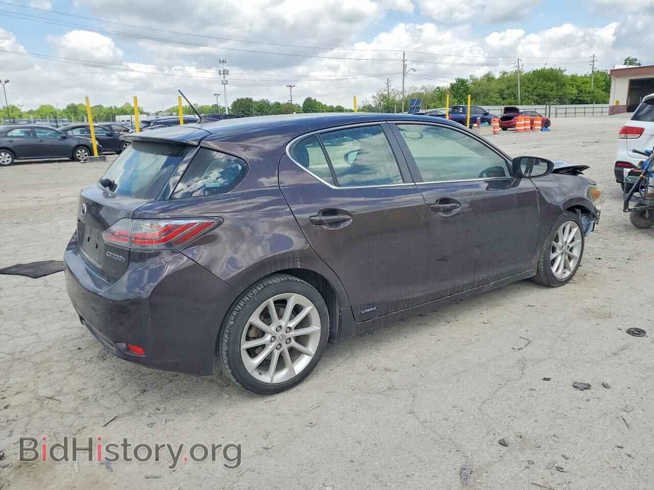 2011 LEXUS CT 200 - VIN: JTHKD5BHXB2043280 - Фото 3