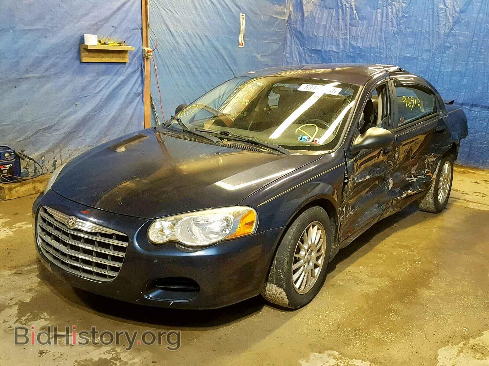 2004 CHRYSLER SEBRING - VIN: 1C3EL46X14N382576 - Фото 2