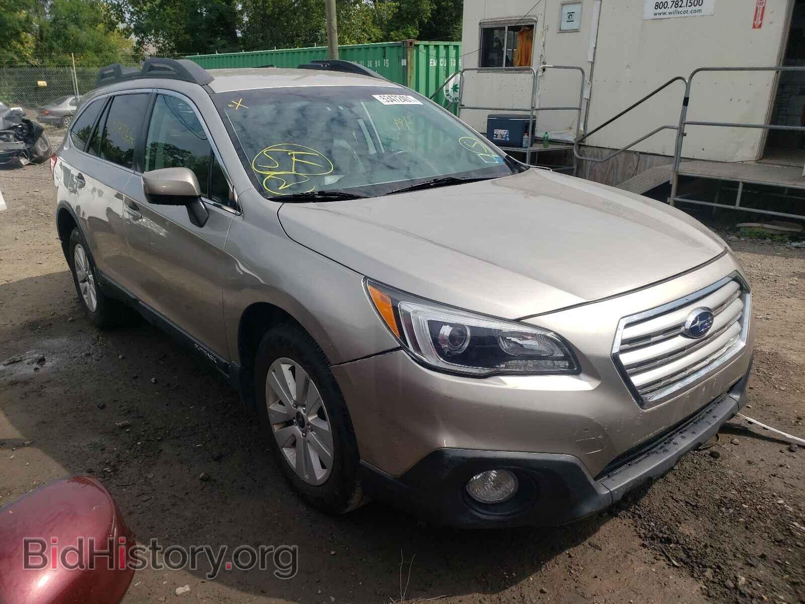 Фотография 4S4BSACC6F3315922 - SUBARU OUTBACK 2015