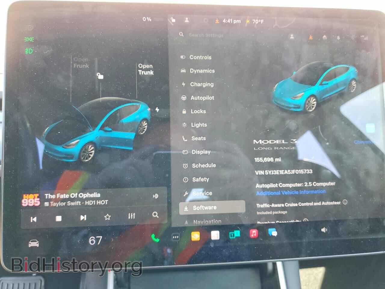 2018 TESLA MODEL 3 - VIN: 5YJ3E1EA5JF015733 - Фото 9