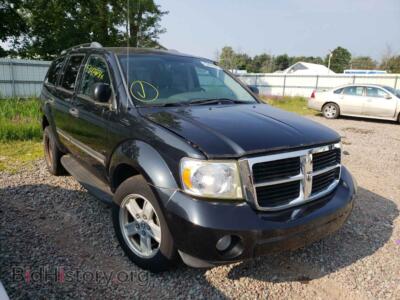 2007 Dodge DURANGO Durango SL, черный — VIN 1D8HB48207F541522, Copart