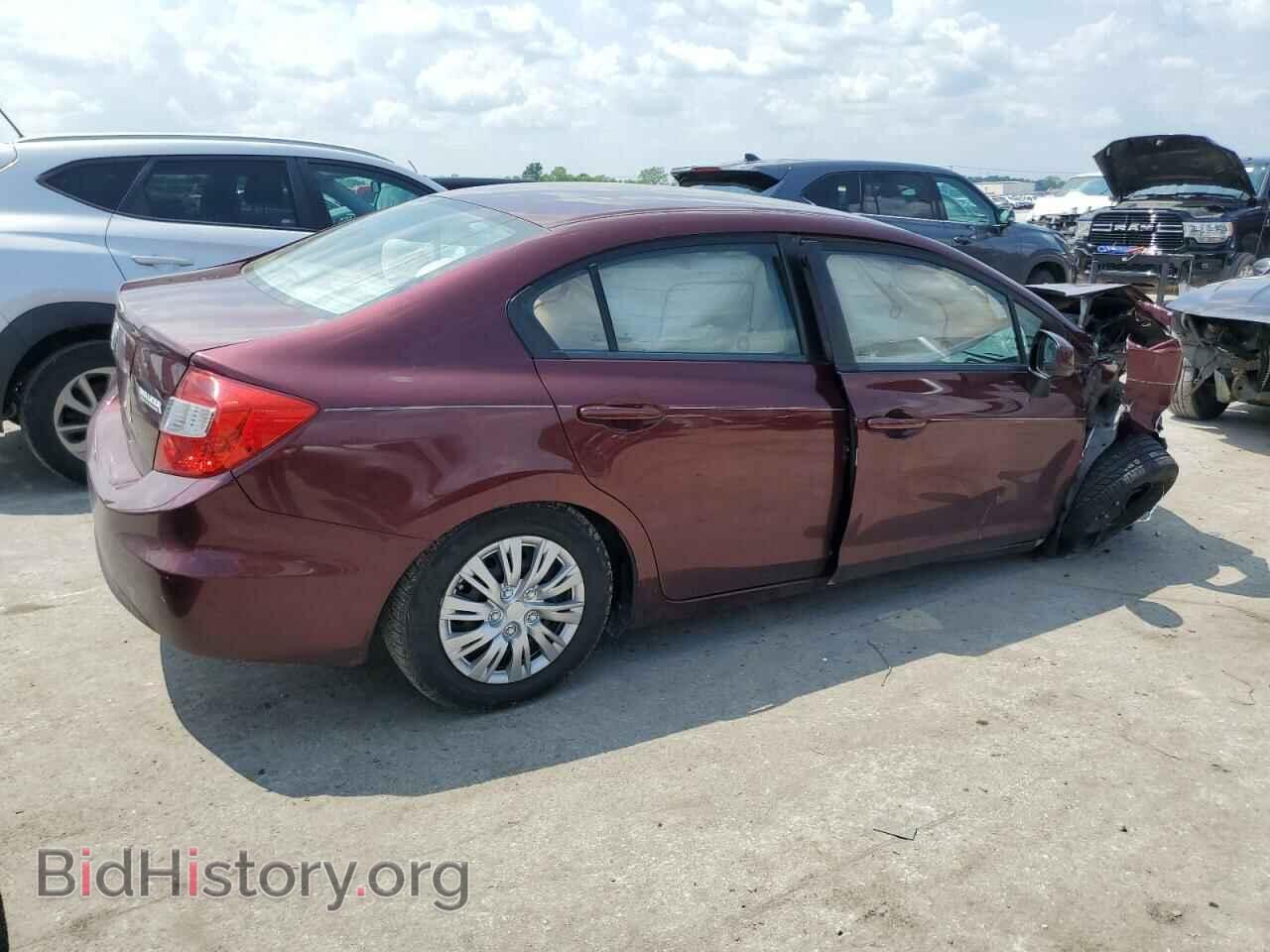 2012 HONDA CIVIC - VIN: 19XFB2F52CE376276 - Фото 3