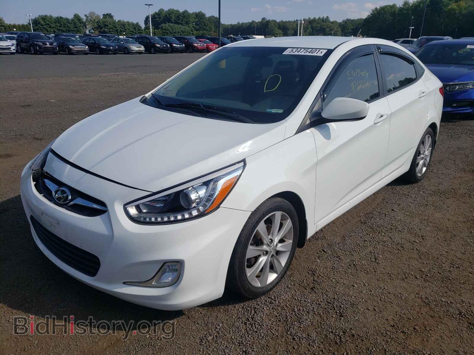 2014 HYUNDAI ACCENT - VIN: KMHCU4AE0EU775493 - Фото 2