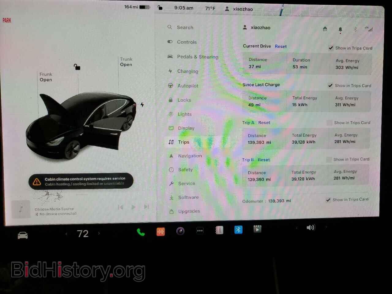 2019 TESLA MODEL 3 - VIN: 5YJ3E1EB5KF432411 - Фото 9