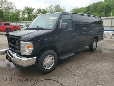 2011 Ford ALL MODELS E350 Super Duty Wagon, black — VIN 1FDSS3BL6BDA18294, Copart