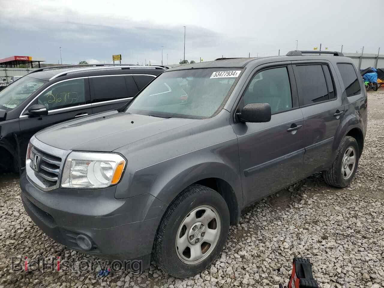 Photo 5FNYF3H2XCB005205 - HONDA PILOT 2012