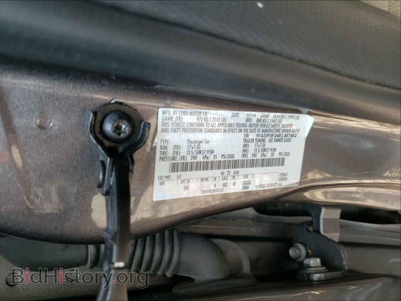 2014 FORD FOCUS - VIN: 1FADP3F24EL457462 - Photo 10