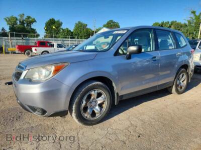 2014 Subaru FORESTER 2.5I, silver — VIN JF2SJAAC4EH520085, Copart