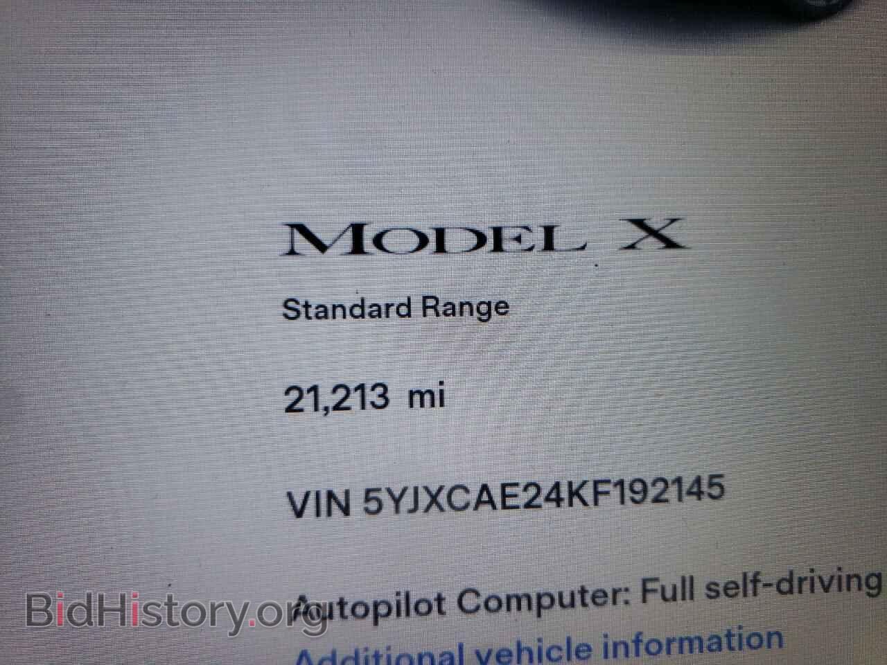 2019 TESLA MODEL X - VIN: 5YJXCAE24KF192145 - Photo 9
