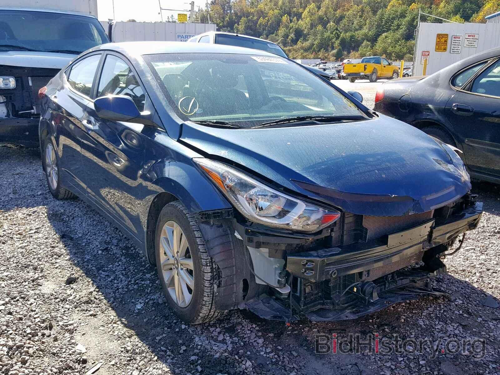 Photo KMHDH4AE6GU571969 - HYUNDAI ELANTRA 2016