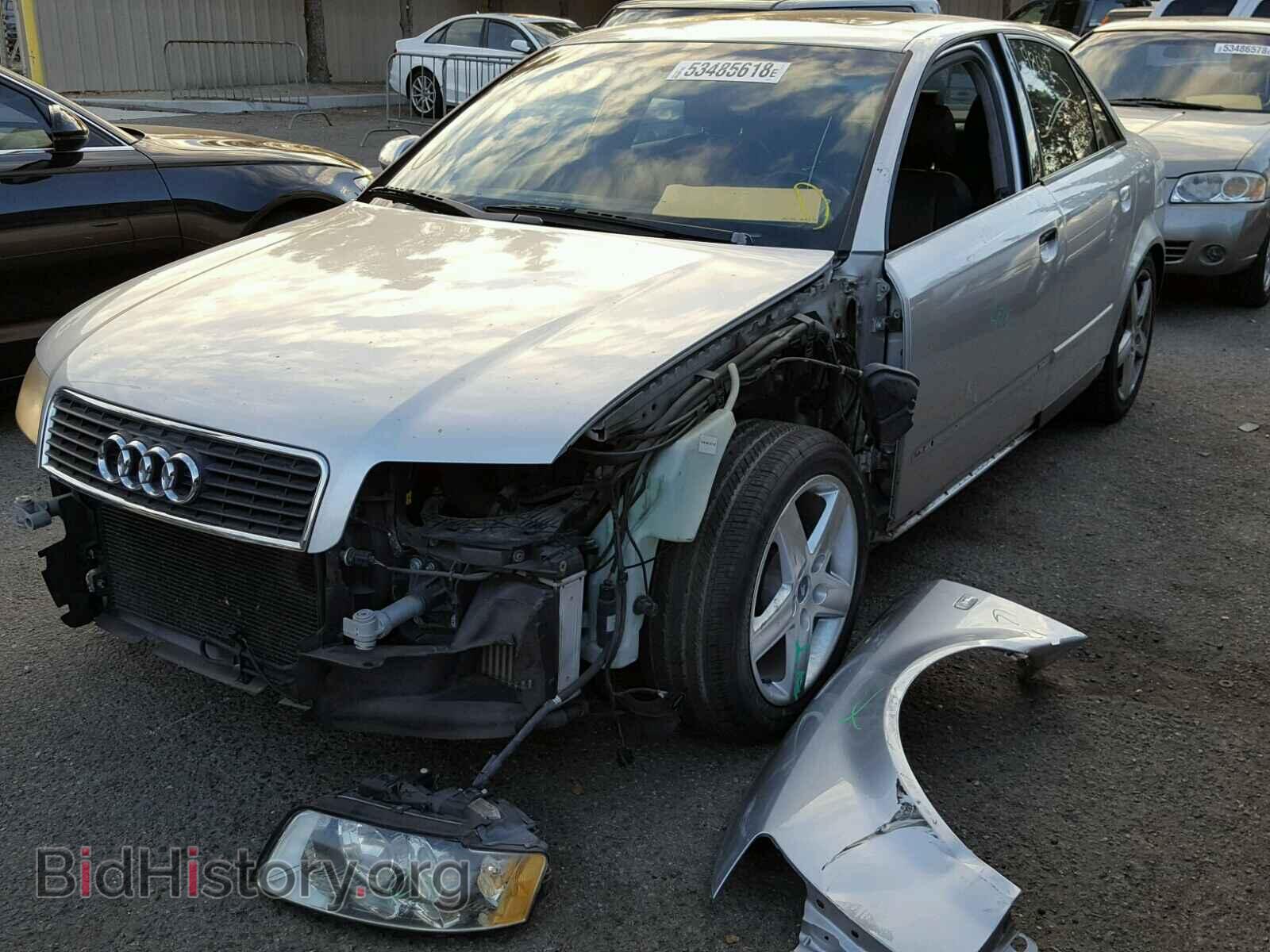 2002 AUDI A4 - VIN: WAUJC68E02A308374 - Фото 2