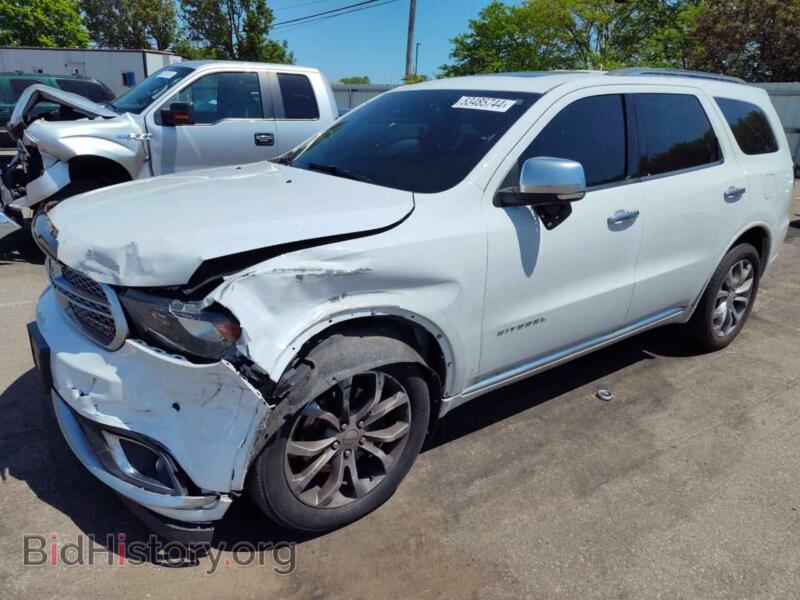 2016 Dodge DURANGO Citadel (VIN 1C4SDJET8GC403562) — photo 1 of 13, Copart, damage: front end