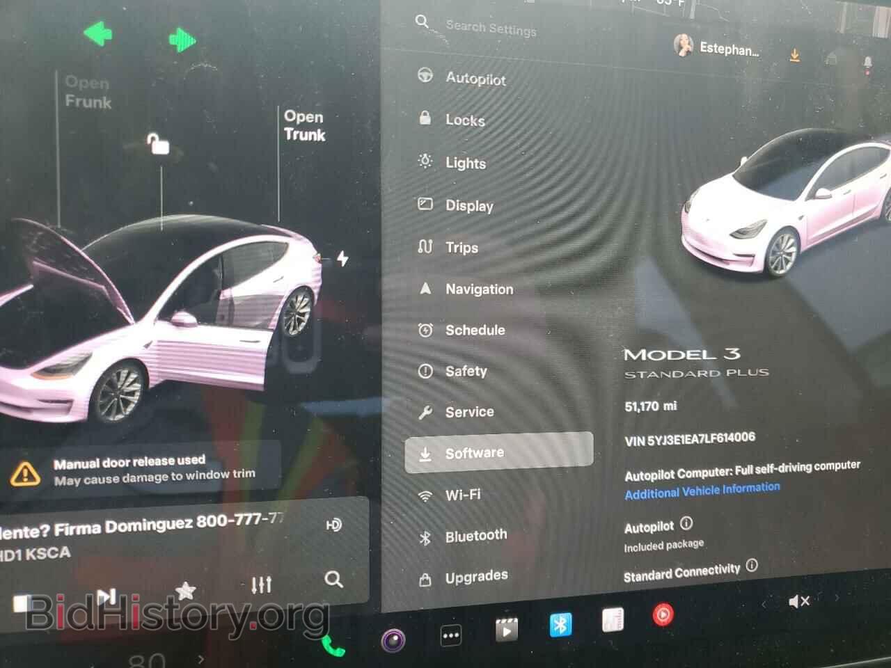 2020 TESLA MODEL 3 - VIN: 5YJ3E1EA7LF614006 - Фото 9