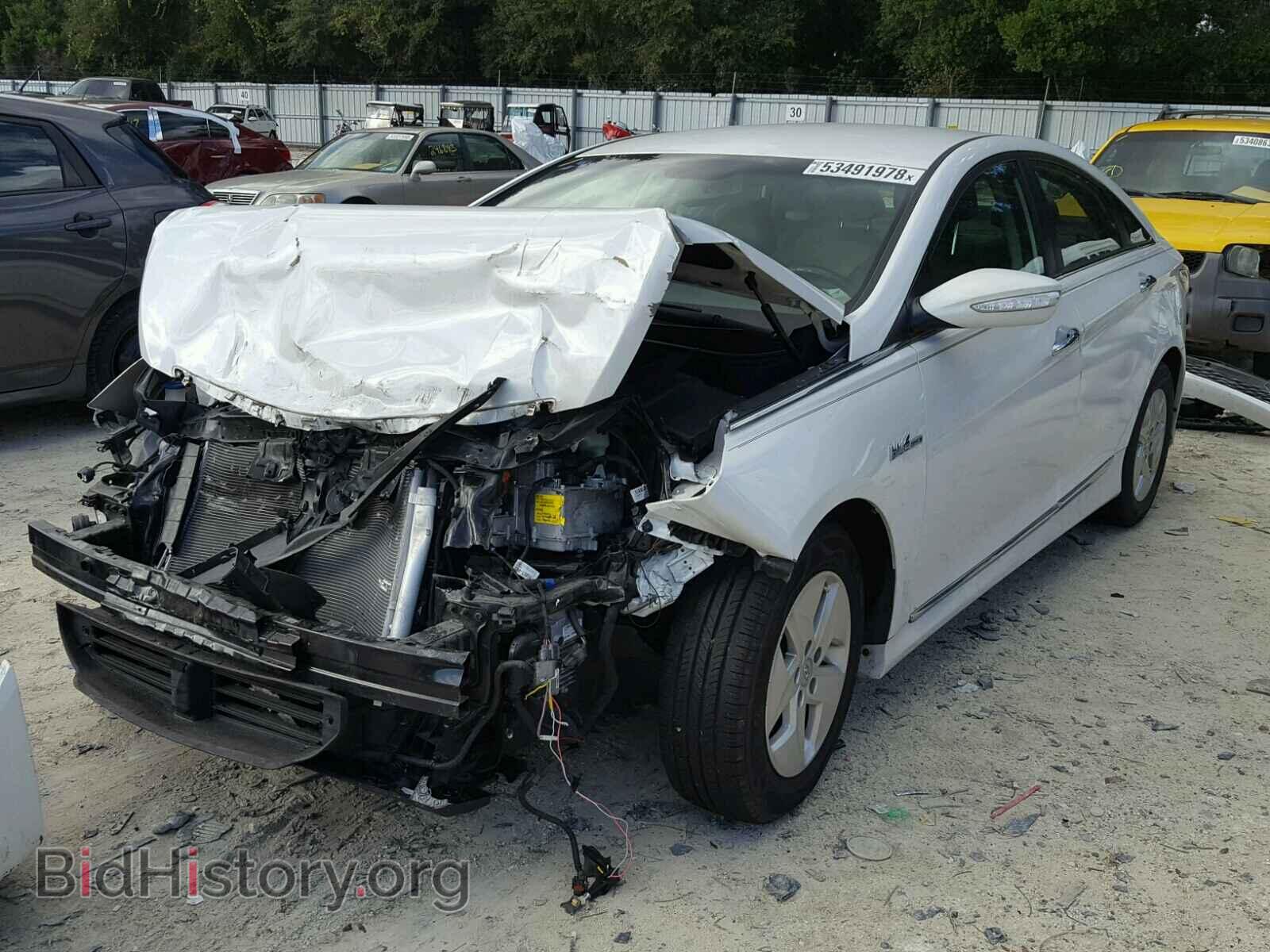 2012 HYUNDAI SONATA - VIN: KMHEC4A46CA059165 - Фото 2