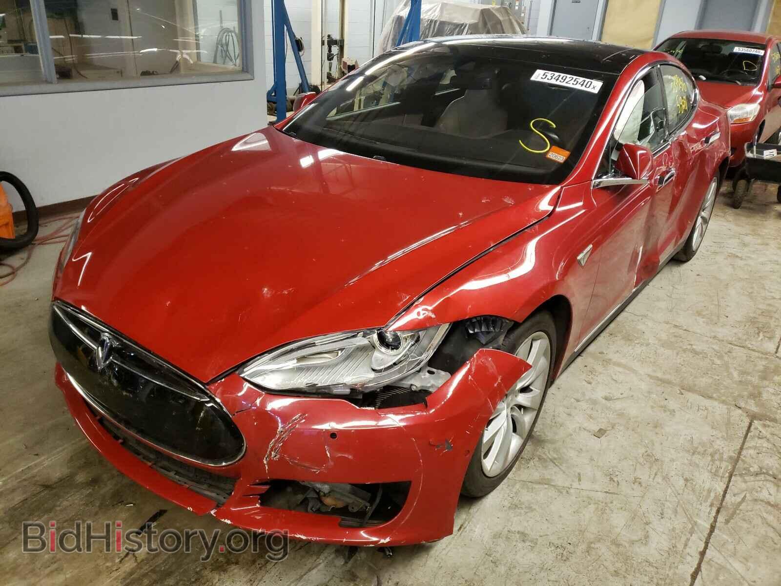 2015 TESLA MODEL S - VIN: 5YJSA1H1XFF080331 - Фото 2