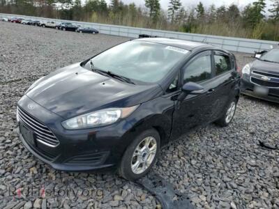 2016 Ford FIESTA SE, black — VIN 3FADP4EJ0GM164156, Copart