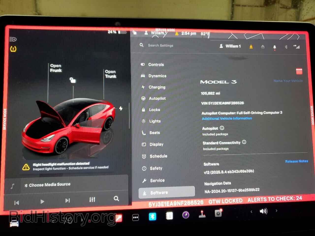 2022 TESLA MODEL 3 - VIN: 5YJ3E1EA9NF286526 - Фото 9