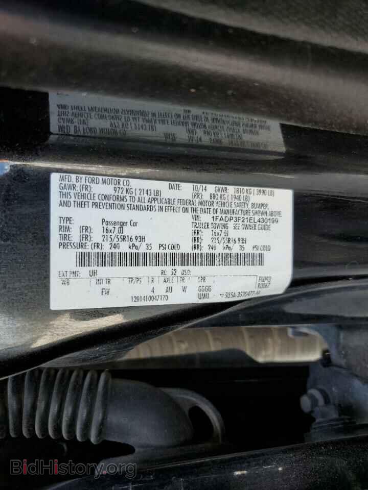 2014 FORD FOCUS - VIN: 1FADP3F21EL430199 - Photo 10