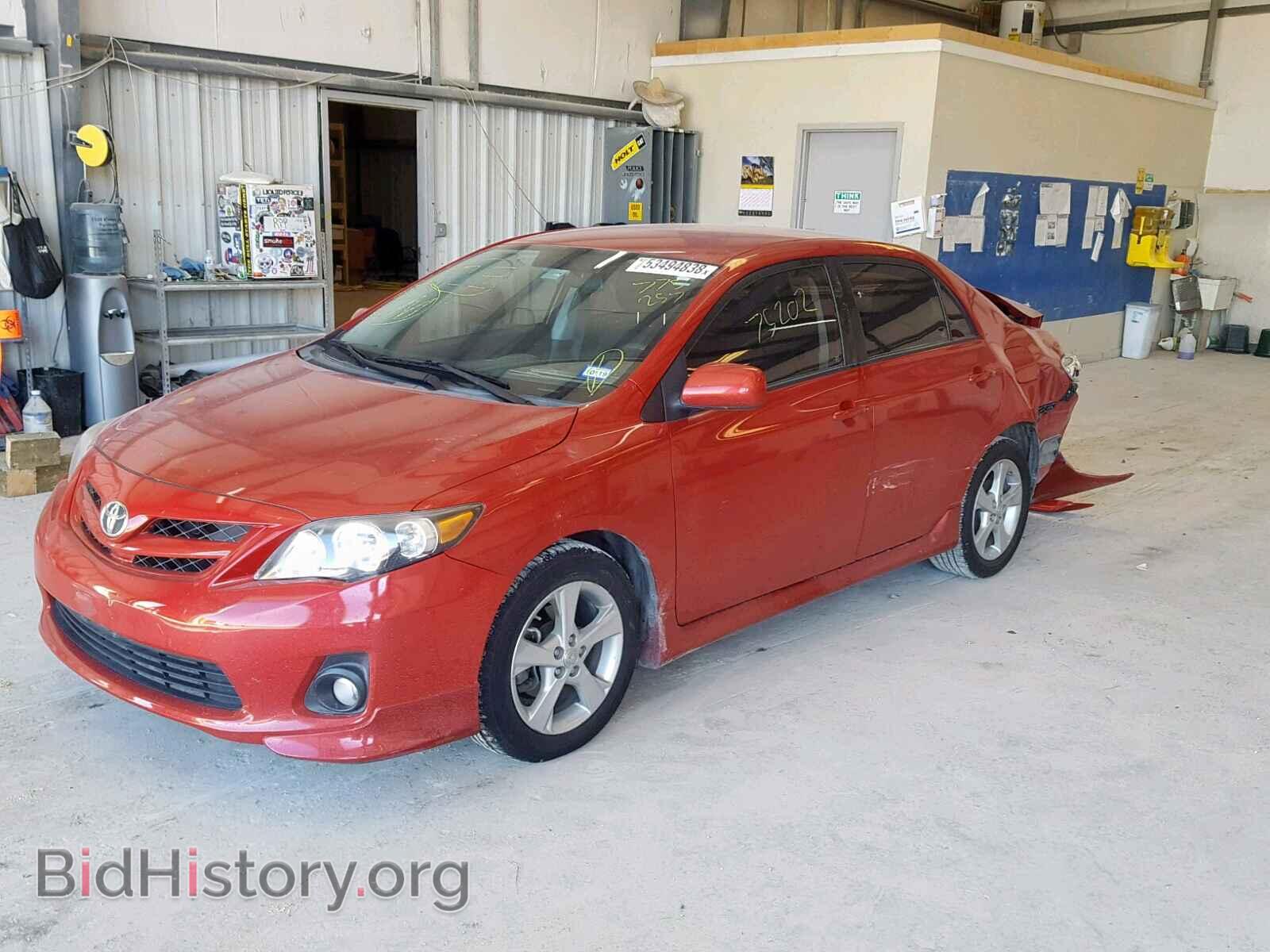 2012 TOYOTA COROLLA BA - VIN: 2T1BU4EE4CC775257 - Фото 2