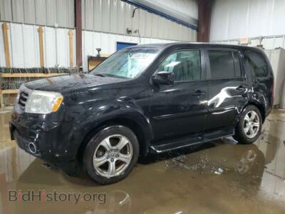 2014 Honda PILOT EXL, черный — VIN 5FNYF4H54EB040177, Copart