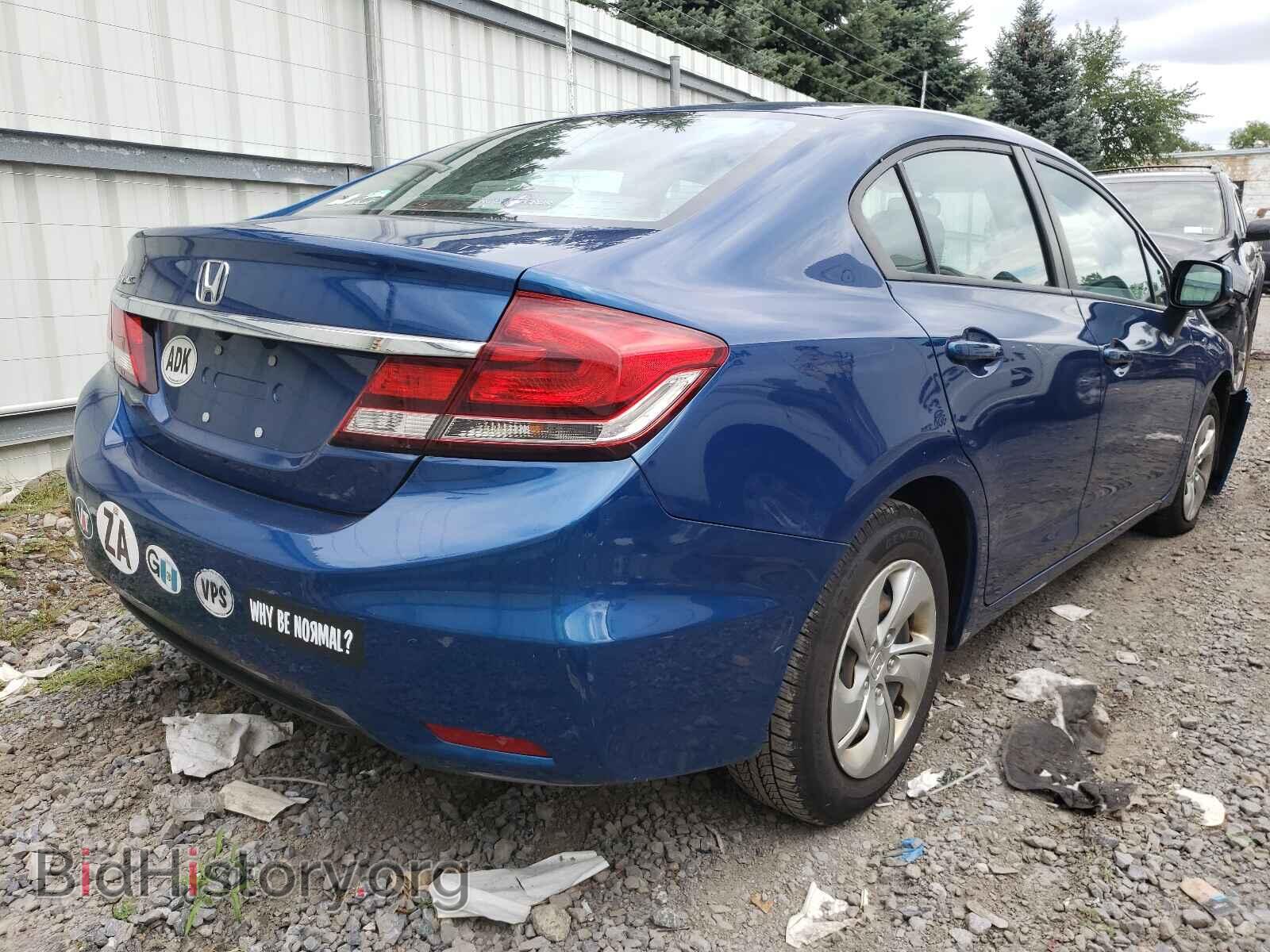 2013 HONDA CIVIC - VIN: 19XFB2F58DE271937 - Фото 4