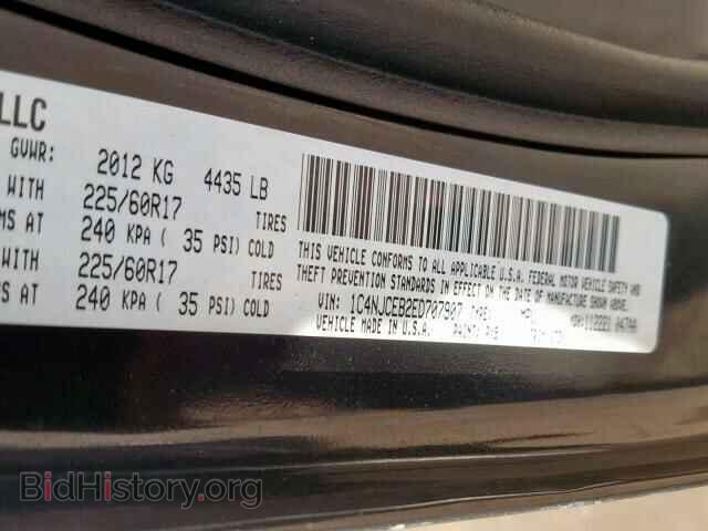 2014 JEEP COMPASS LA - VIN: 1C4NJCEB2ED707907 - Фото 10