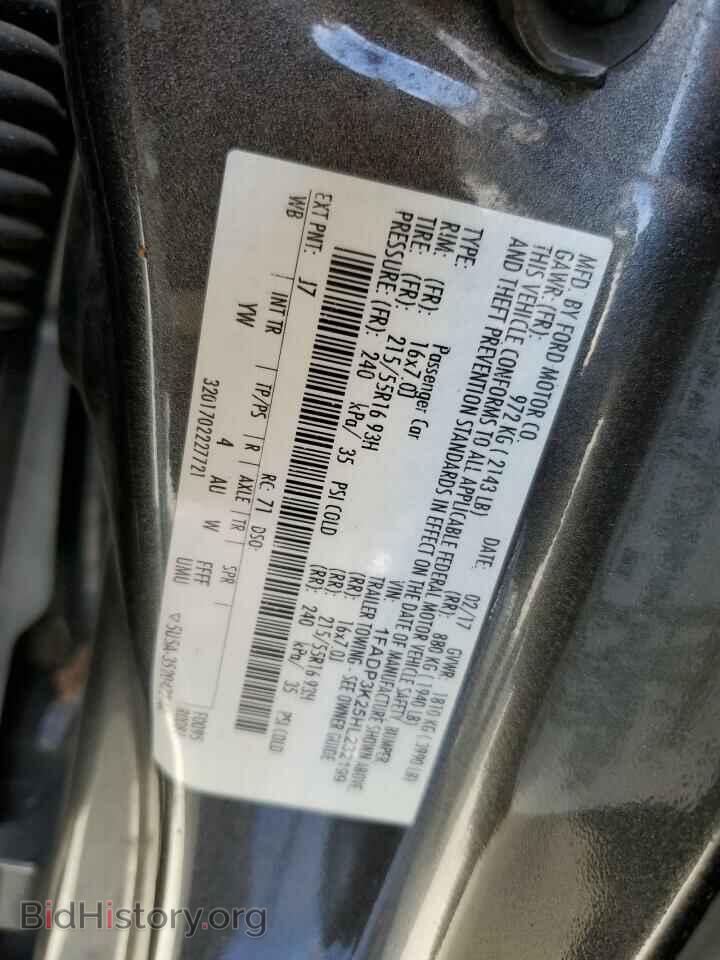 2017 FORD FOCUS - VIN: 1FADP3K25HL232199 - Фото 14
