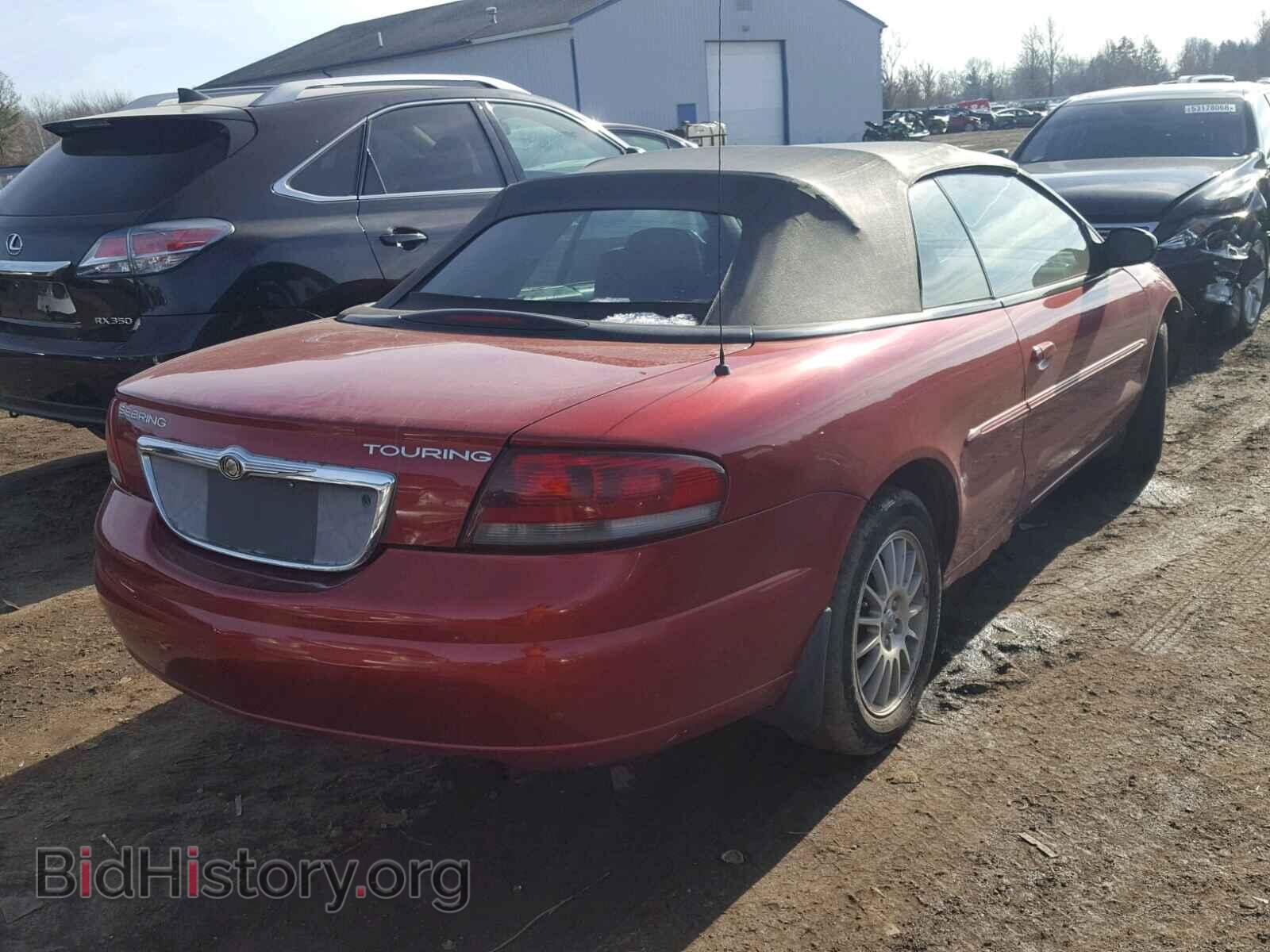 2004 CHRYSLER SEBRING - VIN: 1C3EL55R34N253635 - Фото 4
