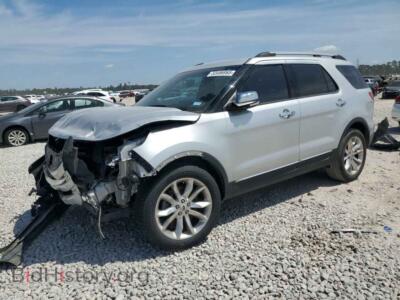 2014 Ford EXPLORER Limited, серебристый — VIN 1FM5K7F88EGC34807, Copart