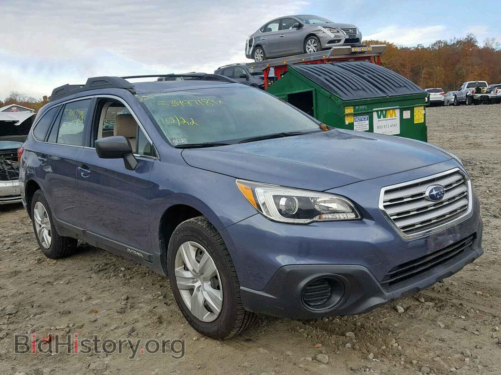 Фотография 4S4BSAAC9F3265388 - SUBARU OUTBACK 2. 2015