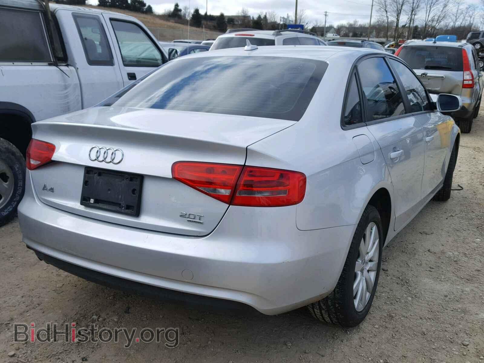 2013 AUDI A4 - VIN: WAUBFAFL4DN036407 - Фото 4