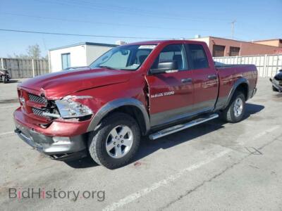 2012 Dodge RAM 1500 SLT, red — VIN 1C6RD7GP3CS155116, Copart