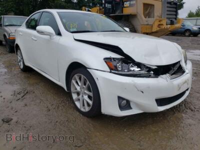2011 Lexus IS IS 250, white — VIN JTHCF5C20B5048950, Copart