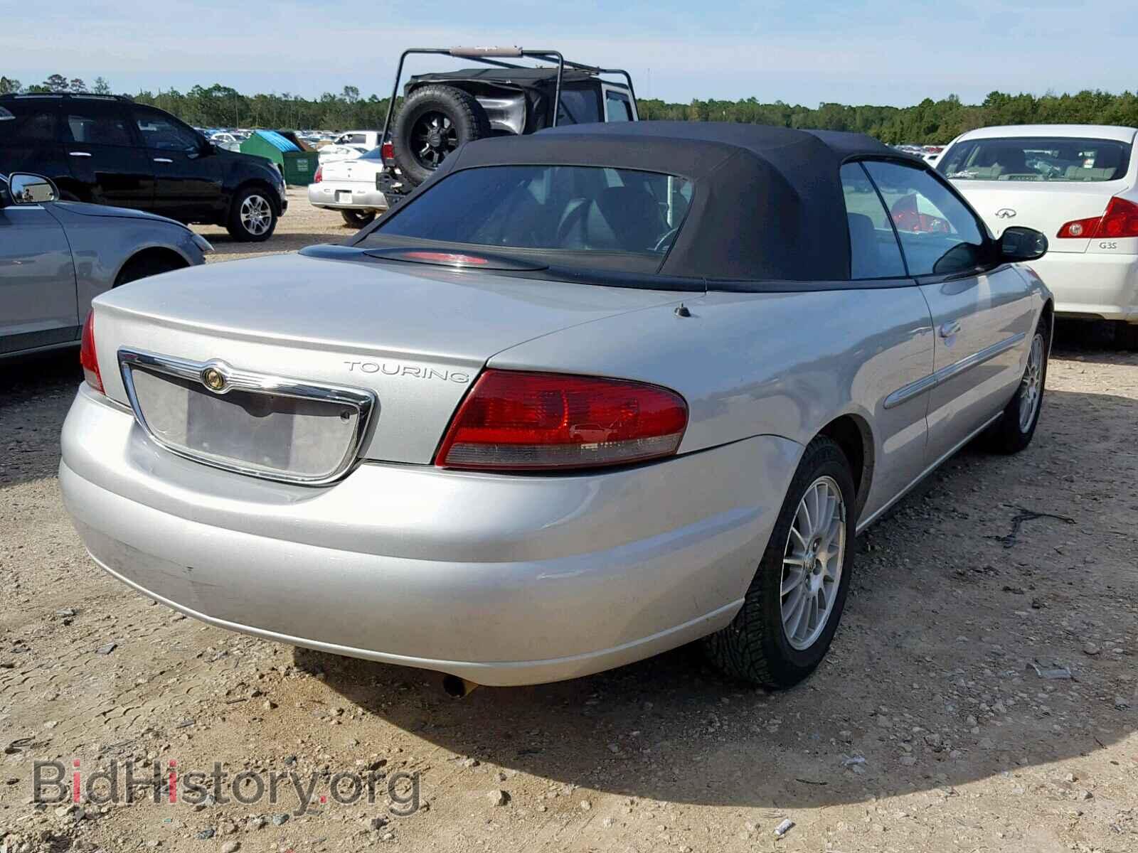 2004 CHRYSLER SEBRING - VIN: 1C3EL55R74N321810 - Фото 4