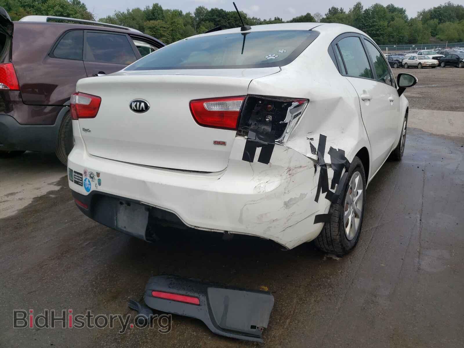2014 KIA RIO - VIN: KNADM4A36E6328577 - Фото 4