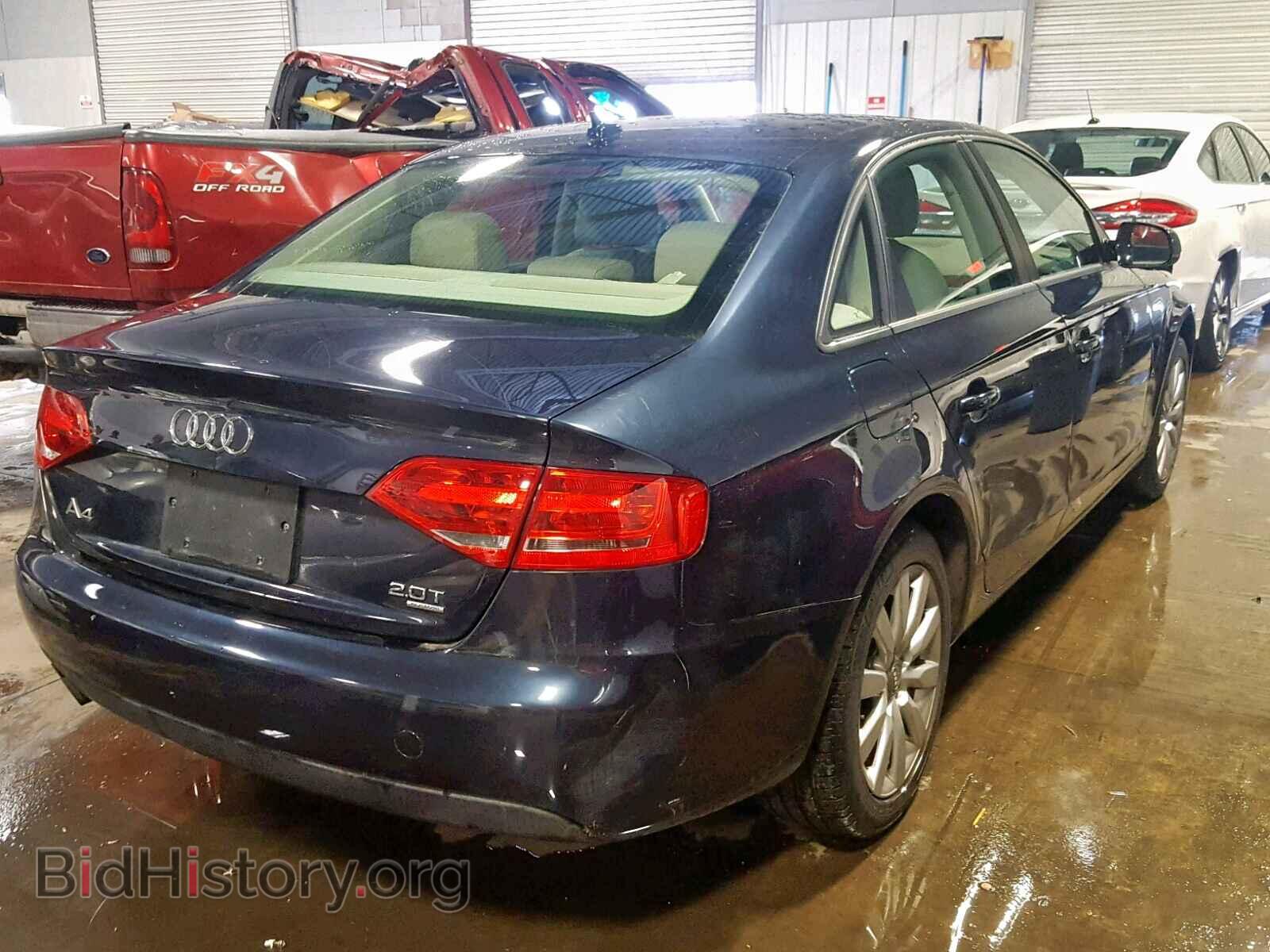 2012 AUDI A4 - VIN: WAUBFAFL7CA079385 - Фото 4