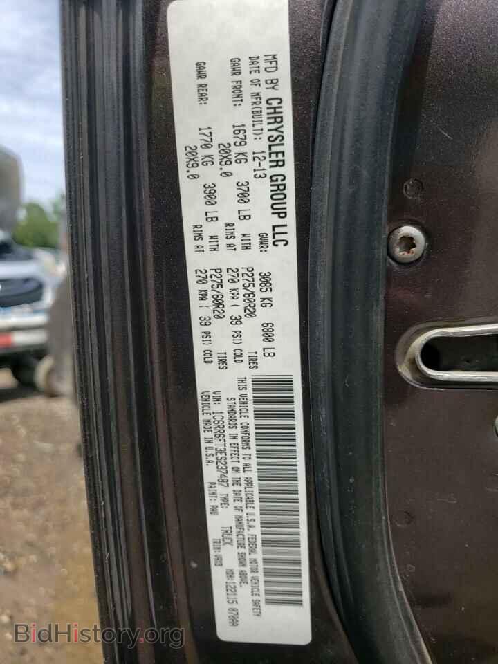 2014 RAM 1500 - VIN: 1C6RR6FT3ES237487 - Фото 10