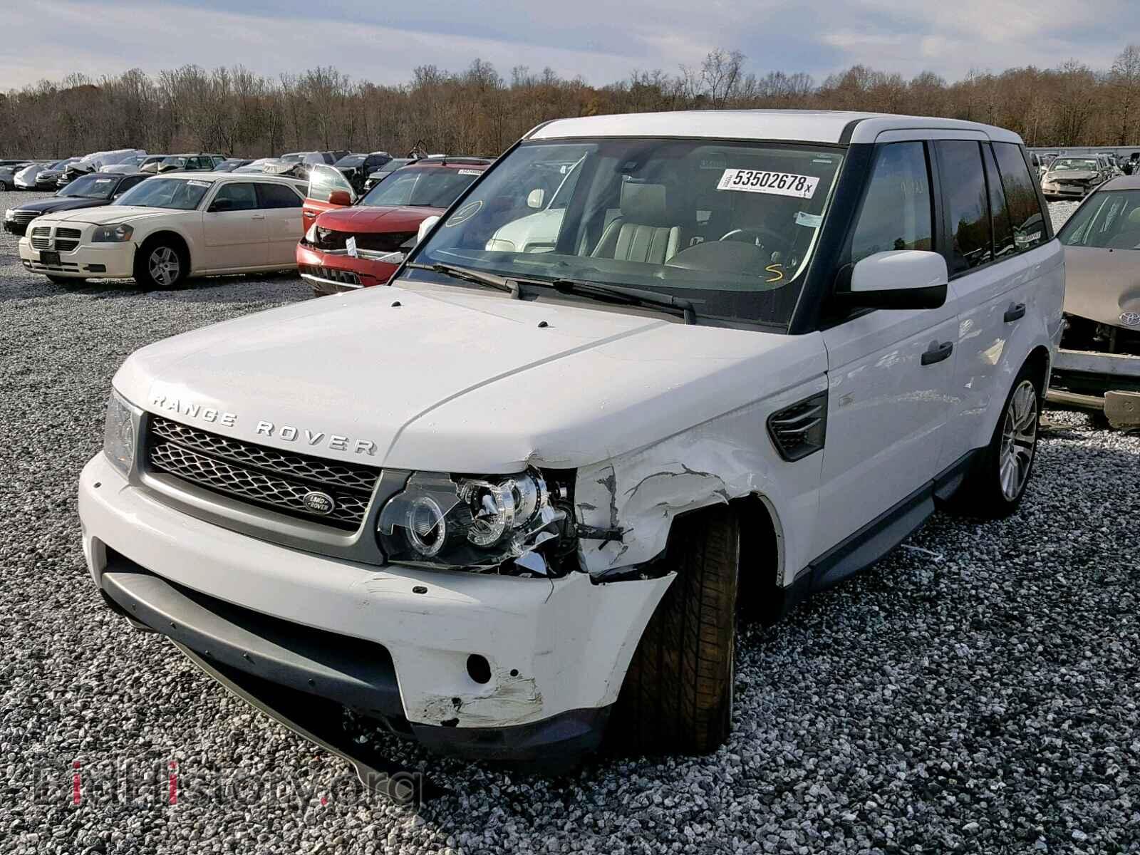 2011 LAND ROVER RANGE ROVE - VIN: SALSK2D41BA714480 - Фото 2