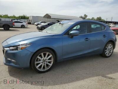 2017 Mazda 3 Grand Touring, blue — VIN 3MZBN1M38HM147869, Copart
