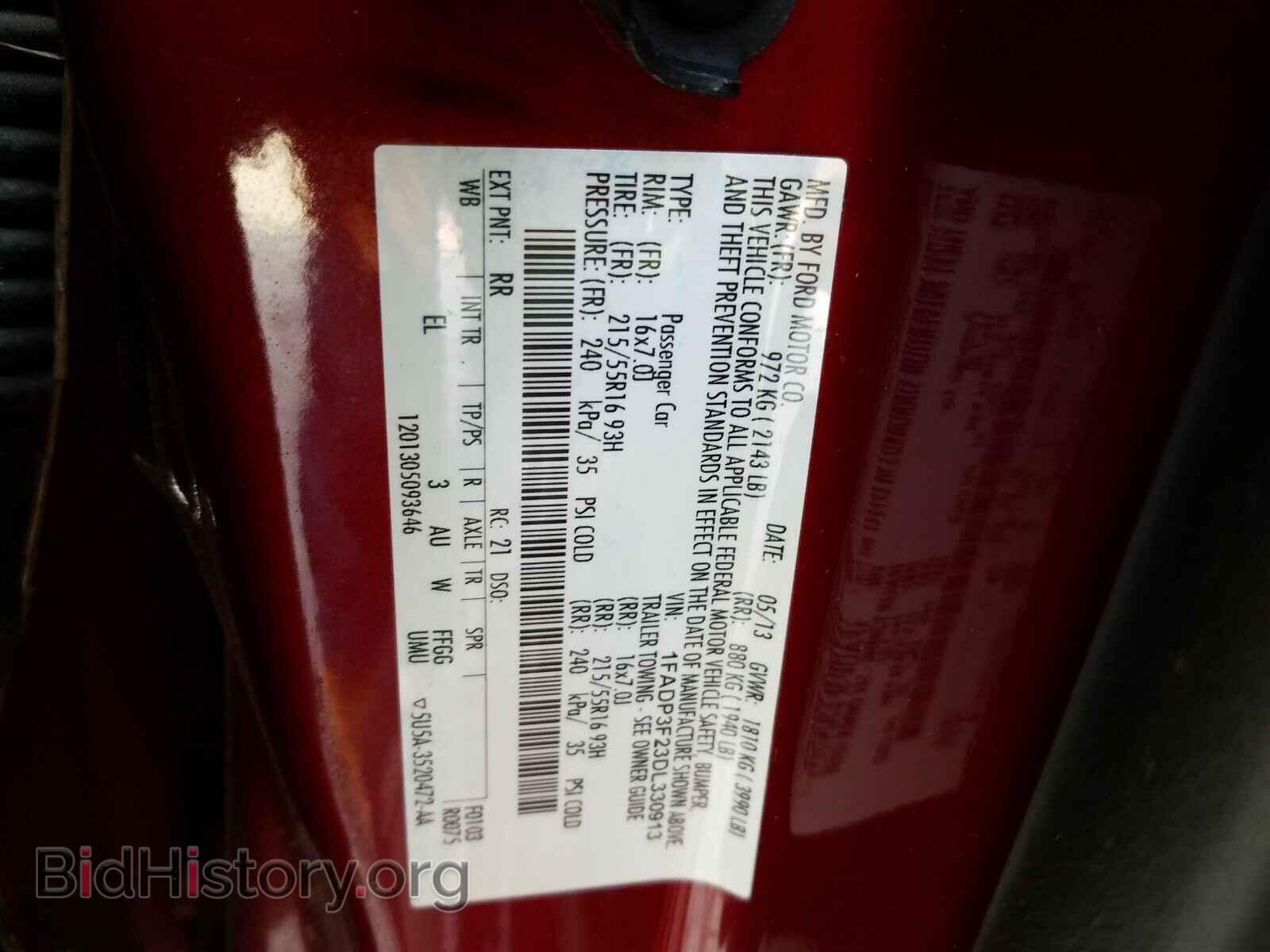 2013 FORD FOCUS - VIN: 1FADP3F23DL330913 - Photo 10