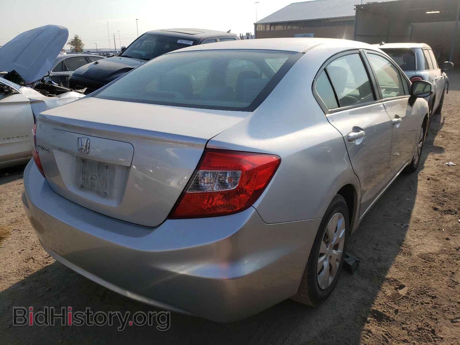 2012 HONDA CIVIC - VIN: 19XFB2F53CE367702 - Фото 4