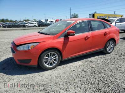 2015 Ford FOCUS SE, красный — VIN 1FADP3F28FL222144, Copart