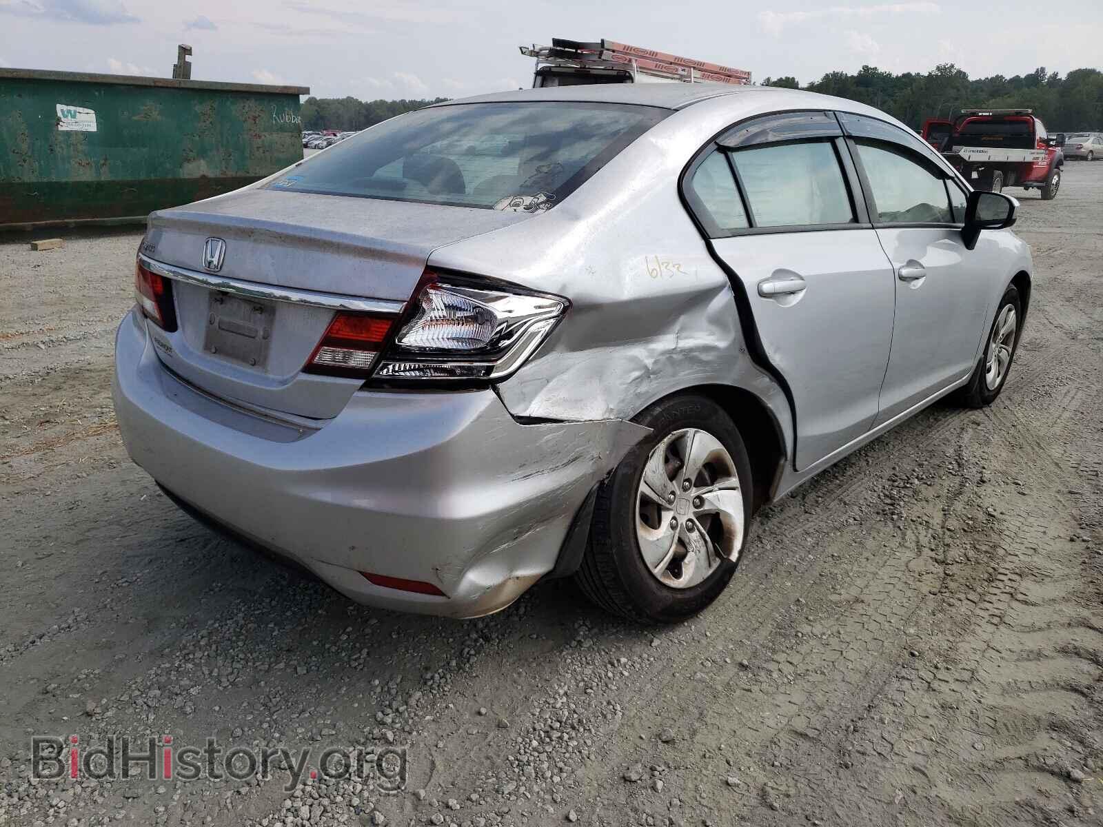 2014 HONDA CIVIC - VIN: 2HGFB2F56EH529461 - Фото 4
