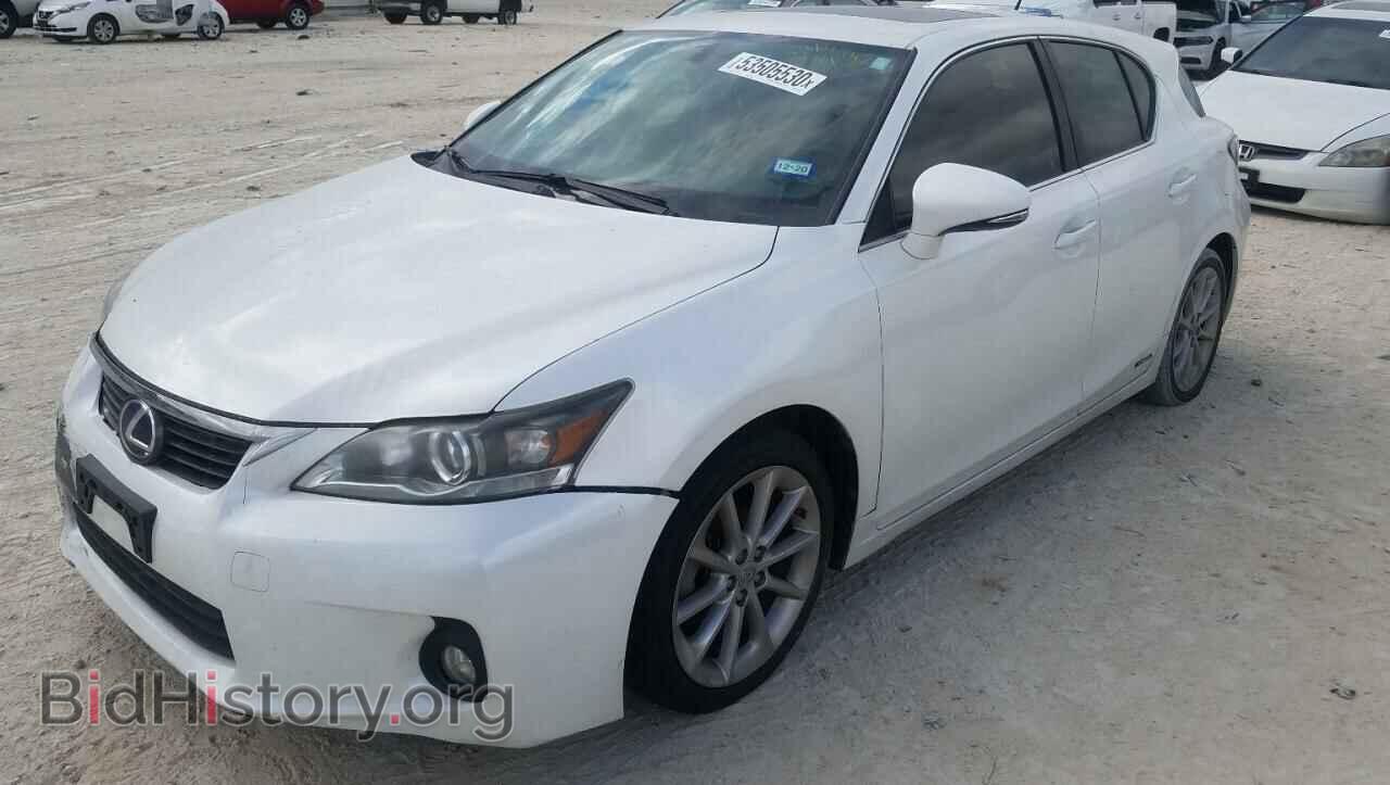 2011 LEXUS CT 200 - VIN: JTHKD5BH0B2043935 - Фото 2